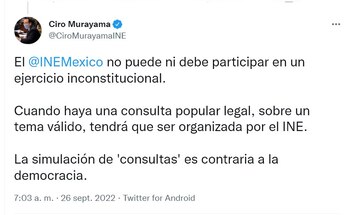 Murayama indicó que el órgano