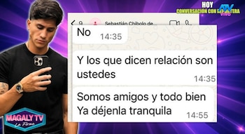 Laura Spoya es captada con su ‘colágeno’ y desata polémica pese a negar romance. Captura: Magaly TV La Firme.