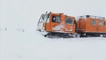 Operativo en Mendoza por las intensas nevadas