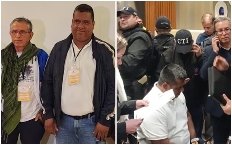 Geovany Andrés Rojas, alias Araña, fue capturado por agentes del CTI en febrero de 2025, en un reconocido hotel de Bogotá - crédito suministrada a Infobae