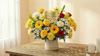 Flores para recibir el Año