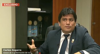 Carlos Zegarra, asesor del Gobierno