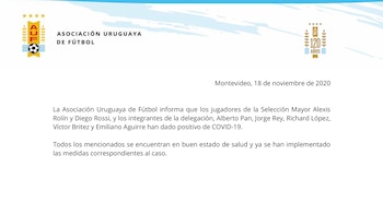 El comunicado de la AUF