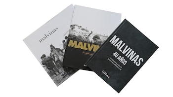 Publicamos libros como Malvinas, 40 años; Malvinas, cuatro viajes (1982-2022); Malvinas: un reportaje visual y Malvinas, historias ilustradas (Foto: archivo DEF)