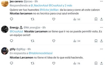 La afición celeste pidió el