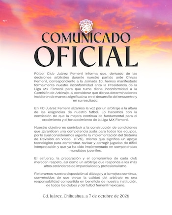 El club exige que las autoridades correspondientes tomen medidas para dejar de perjudicar a los equipos.