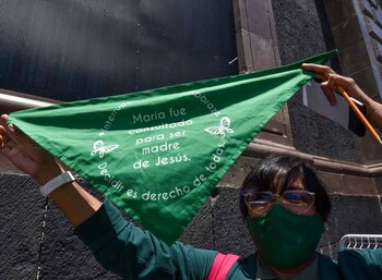 Pañuelazo verde en Ciudad de