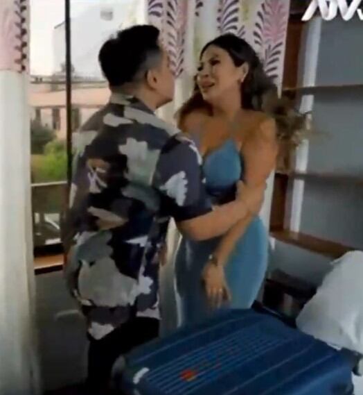 Pamela López revive su historia de amor con Christian Cueva para videoclip de cumbia y Magaly Medina dice: “¡Qué falso su llanto!”. (Captura: Magaly TV La Firme)