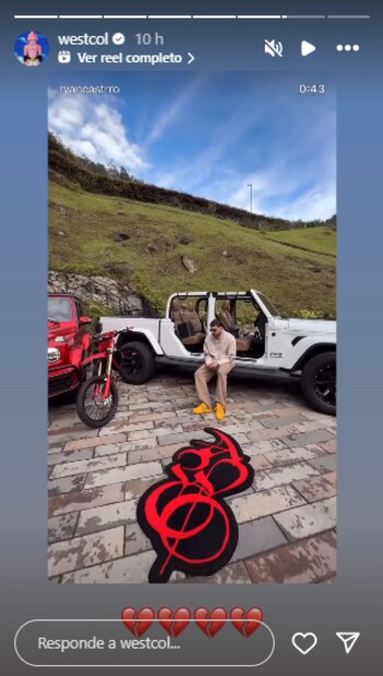 Westcol reaccionó a la noticia