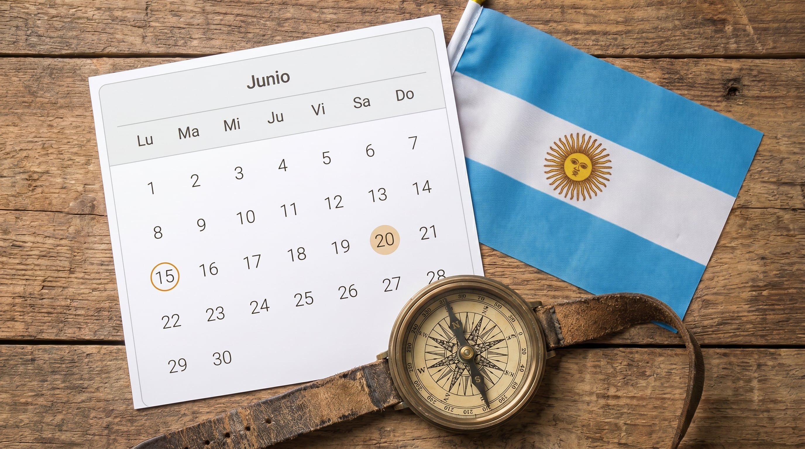 El feriado largo de junio en Argentina se extiende del sábado 13 al lunes 15 de junio de 2026 por el traslado de la conmemoración a Güemes - (Imagen Ilustrativa Infobae)