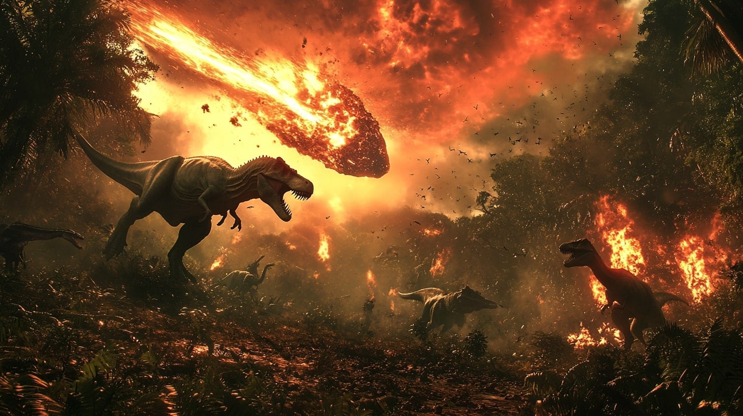 Cómo el polvo y la radiación térmica sellaron el destino de los dinosaurios