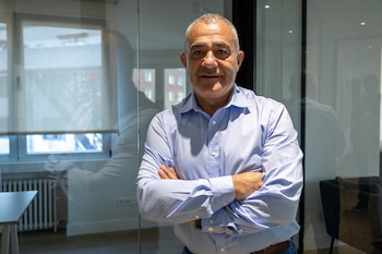 Javier Armas, en la redacción de 'Infobae España' (Foto: Helena Margarit)