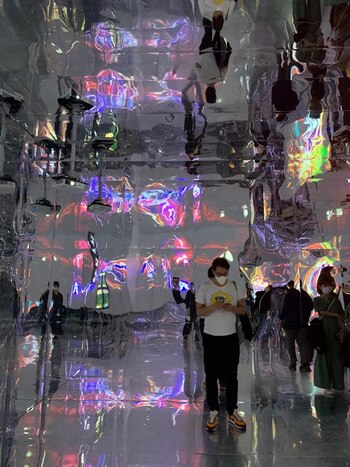 Andrés en una visita a