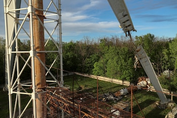 Una vista muestra una torre