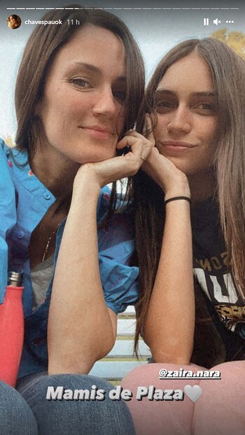 La selfie que posteó Paula