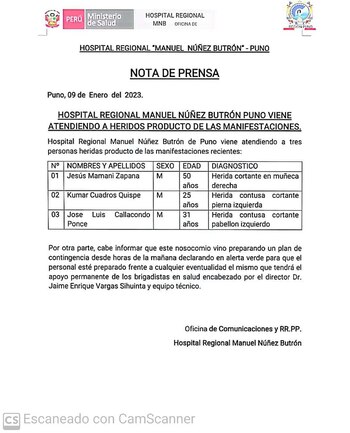 Se reportan más heridos en