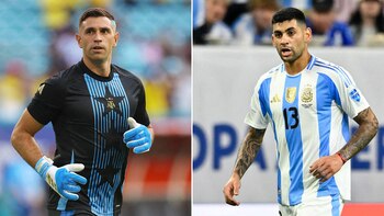 Dibu Martínez y Cuti Romero