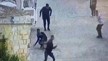 Enfrentamientos entre manifestantes palestinos y