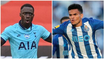 Davinson Sánchez y Luis Díaz,