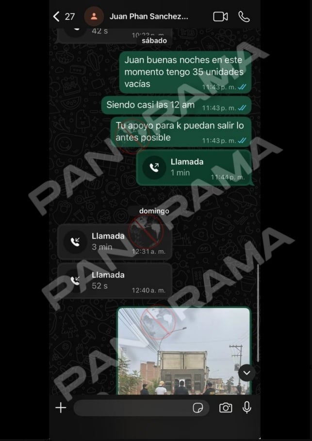 Gerente general de Galaga habría advertido a funcionario de ONPE sobre ausencia de material electoral en camiones.