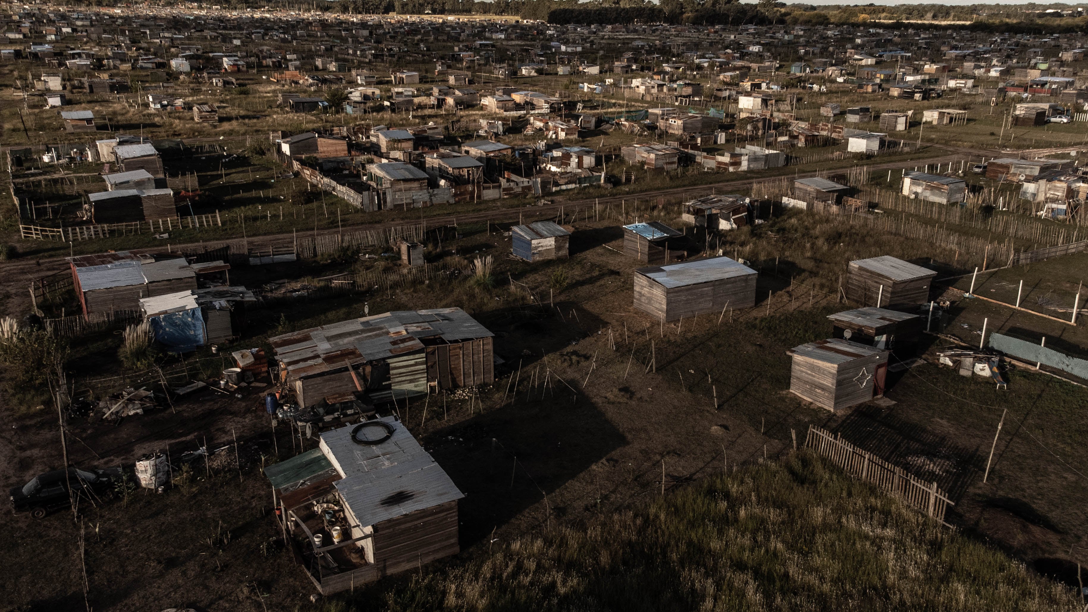 La toma de Los Hornos en La Plata (Foto: Franco Fafasuli)