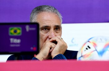 Tite, de 61 años, durante