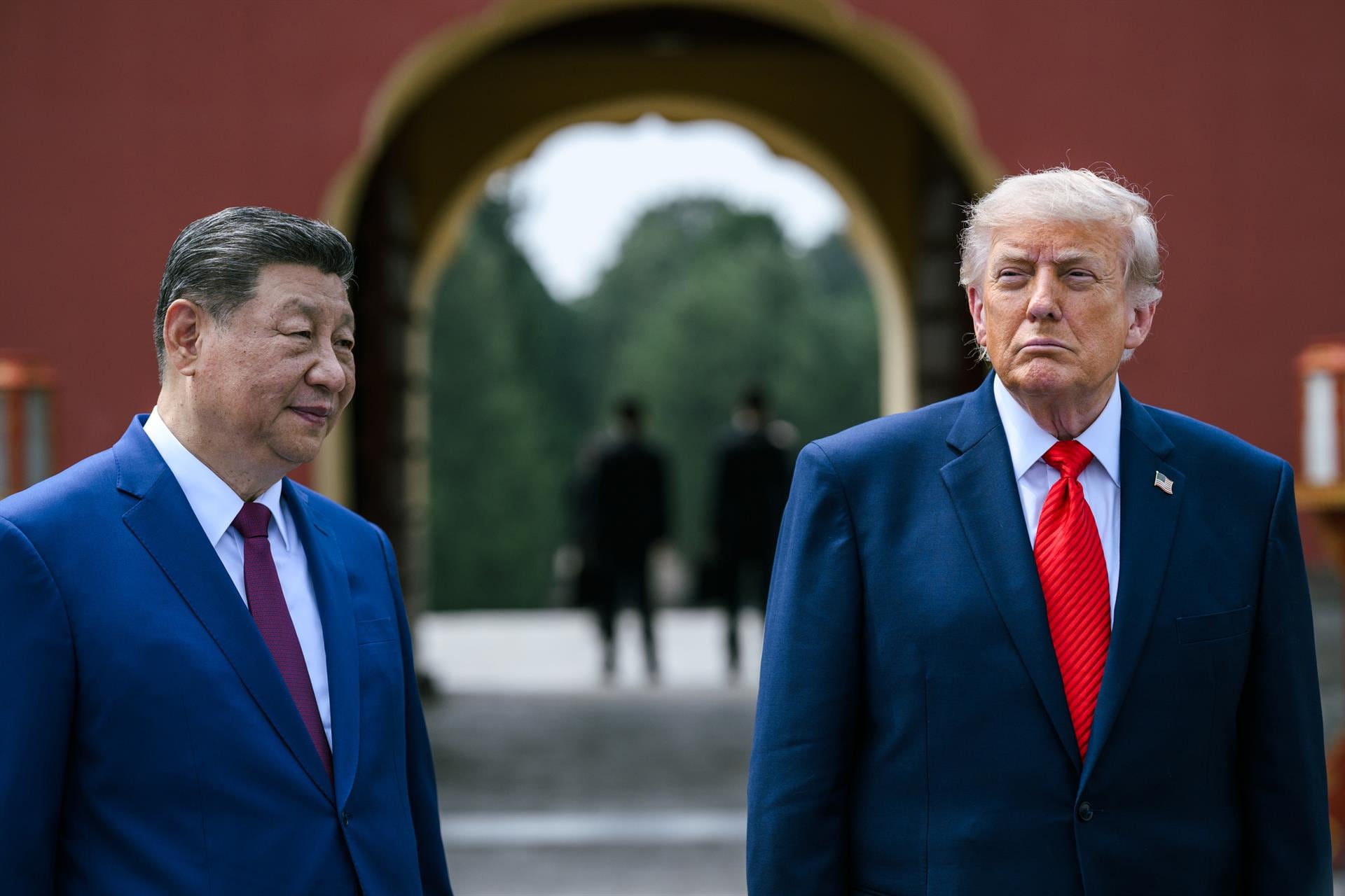 El líder chino Xi Jinping y el presidente estadounidense Donald Trump (Europa Press)