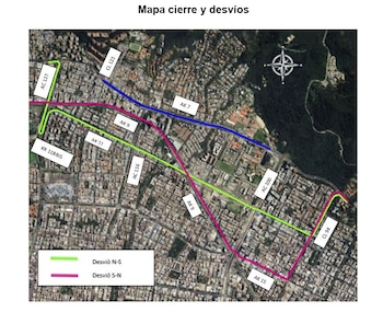 Los giros a la izquierda en las calles 109, 112 y 116, y el giro a la derecha al occidente en sentido norte-sur, seguirán habilitados durante la obra - crédito Secretaría de Movilidad/Prensa
