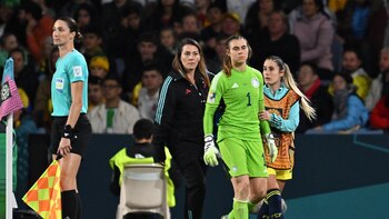 La guardameta Catalina Pérez, baja