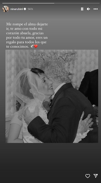 Nina Rubín subió una foto