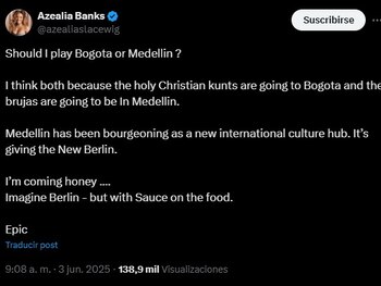 La rapera, fiel a su