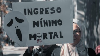 Una manifestación en Madrid denuncia