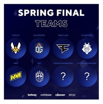 Clasificados a Spring Finals |
