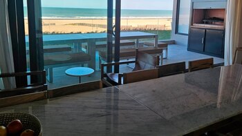 Vista a la playa desde