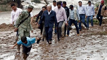El presidente minimizó la caravana