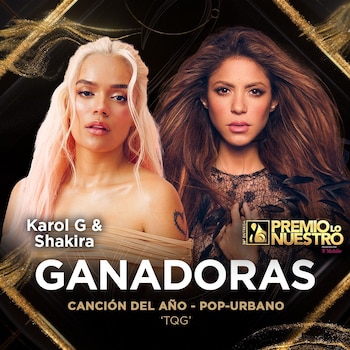 La cantantes colombianos se llevaron