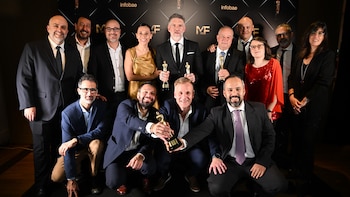 Las fotos de los ganadores del Premio Martín Fierro de Portales Web 2026