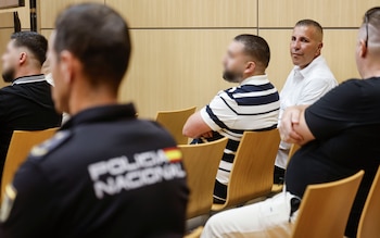 El hermano de Antonio Anglés, Joaquín Martins Monroig, durante un juicio, en los Juzgados de Valencia, a 1 de julio de 2026. (Europa Press)