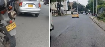 El accidente ocurrió cerca del Parque del Avión y obligó al cierre parcial de la vía mientras avanzaban las inspecciones. - crédito Secretaría de Movilidad de Cali