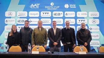 Se presentó la serie de Copa Davis entre Argentina y Turquía en Neuquén