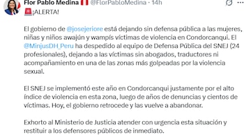 Comunicado de la congresista Flor