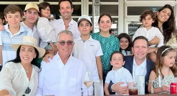 De sus dos matrimonios, el