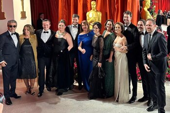 Parte del equipo de Argentina,