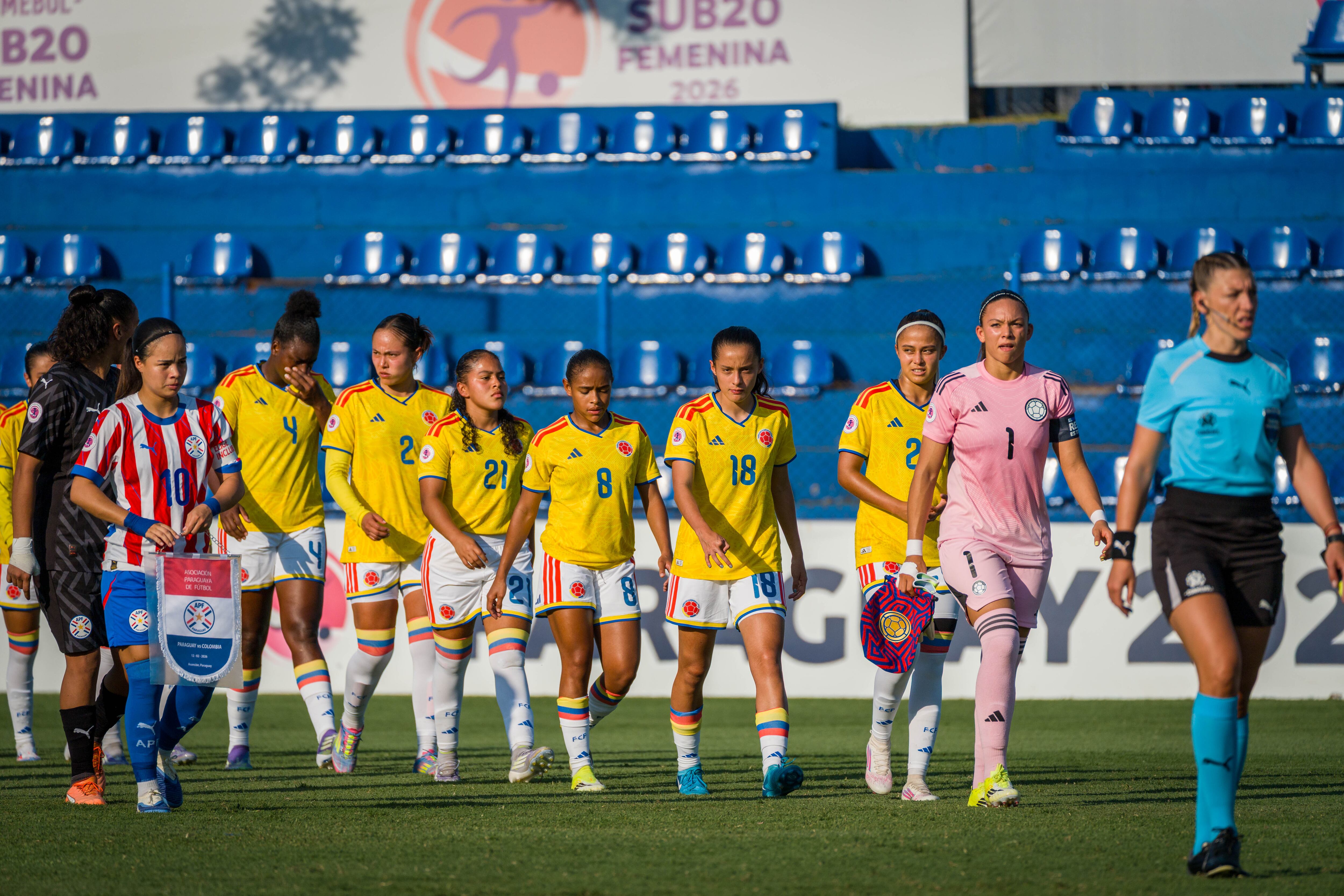 La selección Colombia en la pasada edición del Sudamericano Femenino Sub20 terminó en el tercer puesto - crédito Conmebol