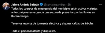 Alcalde de Bucaramanga instó a