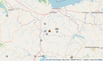 Temblor registrado en Oaxaca.
(SSN)