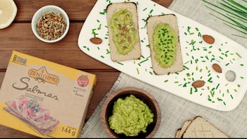 Mousse verde de palta