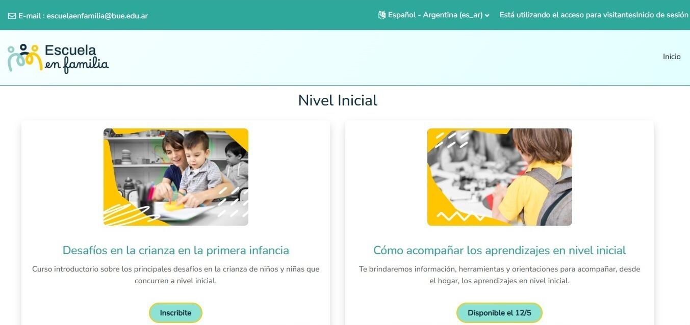 La plataforma es de acceso gratuito.