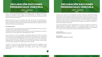 Declaración conjunta de Leonel Fernández
