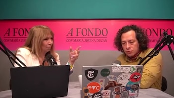 Federico Ríos Escobar le contó los detalles de la reportería a la periodista María Jimena Duzán - crédito captura de pantalla